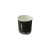 Double Wall Black Compostable Paper Cup 4oz D:2.4in H:2.4in - 25 pcs