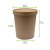 Brown Kraft Soup Cup with Kraft Lid Included 19oz D:3.8in H:4.5in - 25 pcs