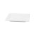 Mini Reusable White Square Dish L:3.75in W:3.75in H:0.4in - 4 pcs