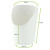 White Kraft Wrap Cup 6oz H:3.9 x D:2.36in - 50 pcs