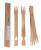 Beginners Wooden Fork Chopsticks Wrapped by Pair L:7in W:0.6in - 100 pcs