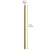Durable Kraft Paper Straws - Unwrapped D:0.2in L:7.75in - 500 pcs