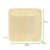 SCANDINAVIA Square Wooden Plate 3.5oz L:4.5in W:4.5in H:0.5in - 50 pcs