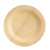 Bamboo Veneer Round Plate D:11in H:0.55in - 25 pcs