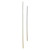 Unwrapped Natural Wheat Straws D:0.16in H:7.5in - 100 pcs