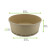Compostable round bamboo fiber Buckaty salad box 25oz D:5.9in H:2.4in - 45 pcs