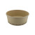 Compostable round bamboo fiber Buckaty salad box 44oz D:7.3in H:2.6in - 45 pcs