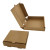 Mini Kraft Cardboard Pizza Box L:3.5in W:3.5in H:0.8in - 100 pcs