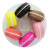 Round Insert for 7 Macarons (1x4) with Clip Closure for 210SAMBOL155 & 210PC750B D:5.1in H:0.7in - 25 pcs