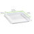 Clear PET Lid For 210APUTRP3 L:10.4in W:10.8in H:1.4in - 100 pcs