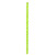 Durable Lime Green & White Paper Straws - Unwrapped D:0.2in L:7.75in - 500 pcs