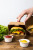 Kraft Burger Box 16oz L:4.3in W:4in H:3.1in - 75 pcs