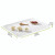 Bio n Chic White Sugarcane Serving Platter L:15.3in W:11.4in - 25 pcs
