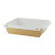 Laminated Kraft Box with Clear PET Lid 16oz L:6.7in W:4.3in H:1.4in - 25 pcs