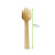 Wooden Mini Spork L:4.1in - 100 pcs