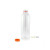 Round PET Bottle With Orange Cap 16.9oz D:2.7in H:7.1in - 150 pcs
