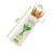 Reusable Cotton bag for cutlery L:8.66in W:3.14in - 100 pcs