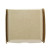 Kraft Corrugated Hamburger Clamshell Take Out Box 18oz L:5.7in W:5.1in H:3.14in - 50 pcs