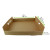 Kraft Paper Tray with Handles L:15in W:11in H:1.7in - 50 pcs