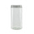 Round reusable jar glass with aluminium cap 25.3oz D:3.46in W:3.66in H:5.47in - 30 pcs
