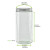 Round reusable jar glass with aluminium cap 25.3oz D:3.46in W:3.66in H:5.47in - 30 pcs
