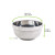 Noxbox reusable stainless steel bowl 10oz D:4.52in - 20 pcs