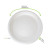 Round White Sugarcane Plate (No added PFAs) D:8.74in H:0.75in - 50 pcs
