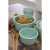 Phoenix Reusable recyled pale green bowl 38oz D:6.5in H:2.8in - 4 pcs