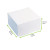 White Pastry Box L:6.3in W:6.3in H:3.15in - 50 pcs