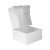 White Pastry Box L:7.87in W:7.87in H:3.94in - 50 pcs