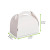 White Pastry Box With Handles L:4.33in W:3.93in H:4.33in - 50 pcs White Pastry Box With Handles L:4.33in W:3.93in H:4.33in - 50 pcs