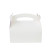 White Pastry Box With Handles L:7.09in W:7.09in H:3.94in - 50 pcs