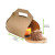 Kraft High Cake box with handle L:7.09in W:6.3in H:2.76in - 50 pcs
