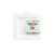 White square sugarcane fibre plate L:7.87in W:7.87in - 10 pcs