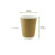 Double walled PLA cardboard cup 12oz D:3.54in H:4.33in - 6 pcs