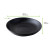 Phoenix Reusable recycled black soup plate 32oz D:9.0in H:1.8in - 12 pcs