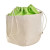 Cotton Bread Bag D:7.5in H:6.7in - 10 pcs