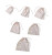 Multi-Purpose Cotton Bag L:7.9in H:9.8in - 50 pcs