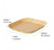 Light Wood Print Laminated Paper Tray L:4.1in W:4.1in H:0.5in - 50 pcs