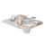 Double Face Marble/Wooden Cardboard Planks For Mezze/Tapas With Hole L:11in W:11in - 50 pcs