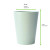 Phoenix Reusable recycled pale green cup 12oz D:3.2in H:4in - 8 pcs