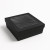 Black Kray Boxes with PET Window Lid 102oz 9.8 x 9.8 x 2in - 25 pcs