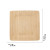 Bamboo Veneer Round Plate D:11.1in H:0.7in - 25 pcs