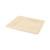 Bamboo Veneer Square Plate L:9.1in W:9.1in H:0.7in - 25 pcs