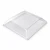 Clear PET Lid for 210SAMBQ2020 L:7.9in W:7.9in H:1.4in - 25 pcs