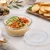 Bokocook reusable glass bowl with PP lid 14oz D:5.1in H:2.4in - 36 pcs