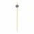 Bamboo Pick with Black and White Stripped Ball L:4.1in - 100 pcs