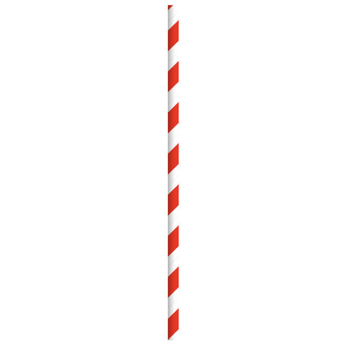 Striped Red Paper Straws - 25 Pieces – TheCloudFactory