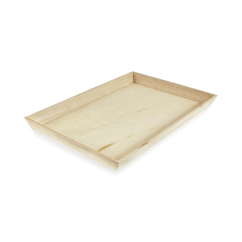 NOAH39 Heavy Duty Wooden Tray Top: L:17in W:13in Bottom: L:15.75in
