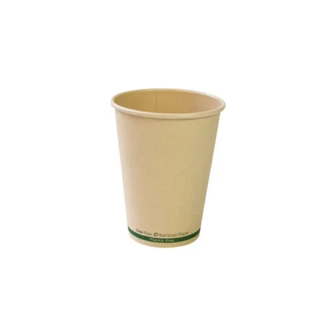 Bamboo Fiber Cup Plastic Free 12oz D:3.5in H:4.3in - 50 pcs